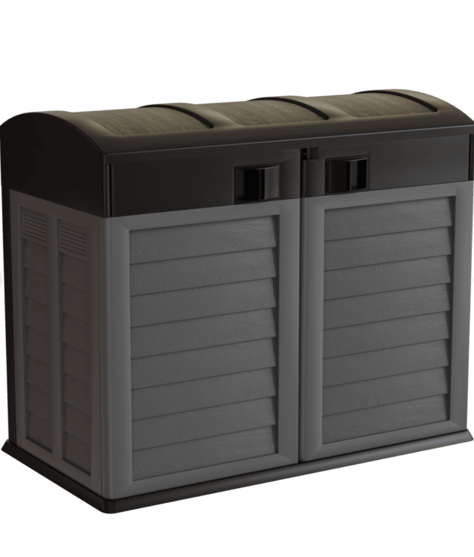 Baule da giardino per ricoveri attrezzi colore antracite 1200 litri, 146x87x119 cm Artplast - Brico Sapiens - L' evoluzione del fai da te Baule da giardino per ricoveri attrezzi colore antracite 1200 litri, 146x87x119 cm Artplast - Brico Sapiens - L' evoluzione del fai da te